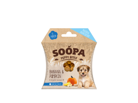 Soopa - Puppy Banaan &amp; Pompoen - Bites