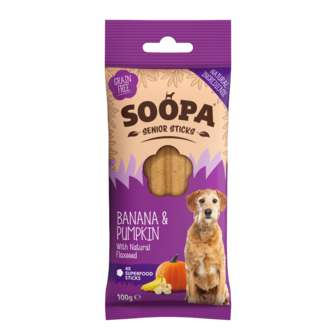 Soopa - Senior - Pompoen &amp; Banaan - Dentals
