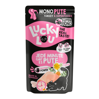Lucky Lou&rsquo;s&reg; - Supermono - Kalkoen - 125 g - 16 stuks