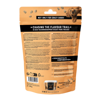 Chewies Trainingshappen Eend 175 g &ndash; Gezonde beloningssnack voor honden