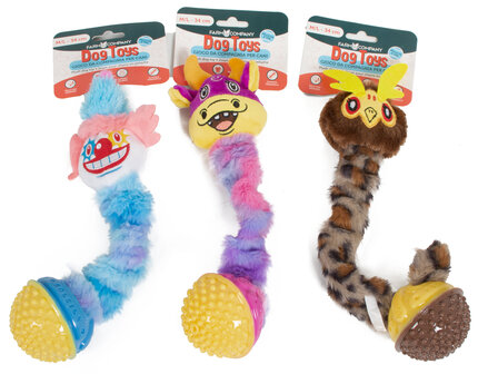 🎪 Farm Company Tira &amp; Molla &ndash; Pluche Trek- en speelknuffel met Bal (large)