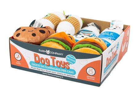 🍩 Farm Company Food &amp; Drinks &ndash; Pluche Snacks met Geluid