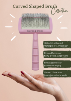 Bricks&amp;Broks Curved Shaped Brush &ndash; 18 mm