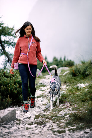 Woolly Wolf - Color Block Multi-use Lijn - Mauve Mix