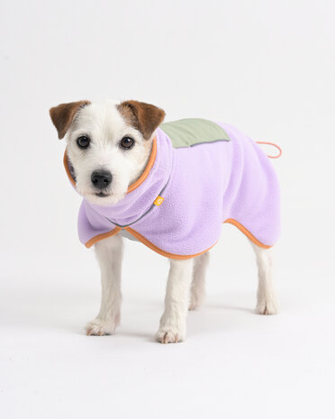 Woolly Wolf - Alpha 360 Fleece Pullover - Lavender Mix