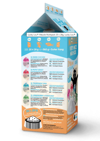 Lucky Lou’s® - Muis Multipack – 20 x 28 g 