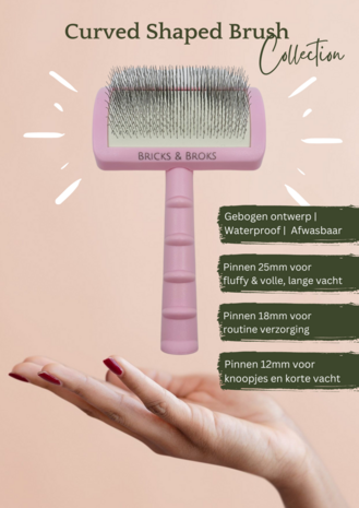 Bricks&Broks Curved Shaped Brush – 18 mm