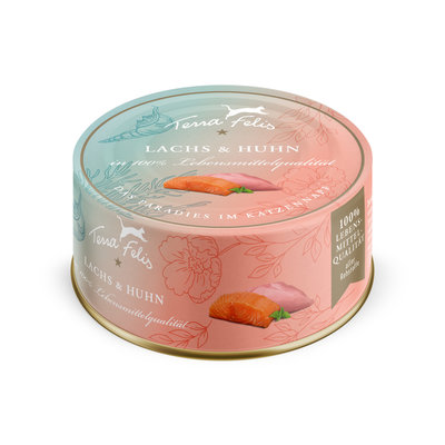 Terra Felis Zalm & Kip 80 gram