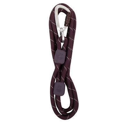 Woolly Wolf - Rope Leash - Juicy Plum