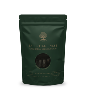 Essential - Finest snacks - Duck Herbs & Apple Sausages - 6 stuks