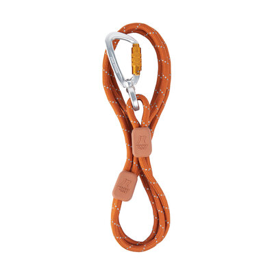 Woolly Wolf - Rope Leash  (dun)- 8mm - Terracotta - bruin