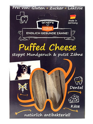 Qchefs  Puffed Cheese - voor honden