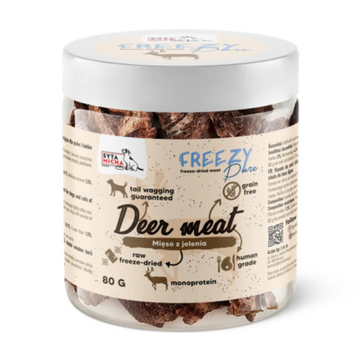 Syta Micha - FREEZY Pure - Gevriesdroogd hert -  80gr