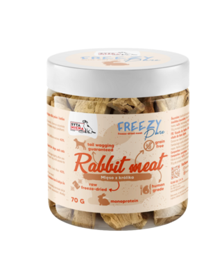 Syta Micha - KONIJN - FREEZY Pure - Gevriesdroogd  -  80gr